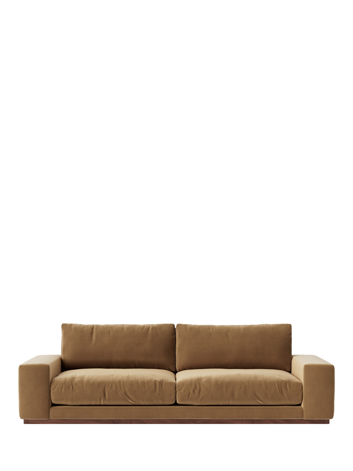 Denver Range, Swoon Denver Grand 4 Seater Sofa, Easy Velvet Biscuit