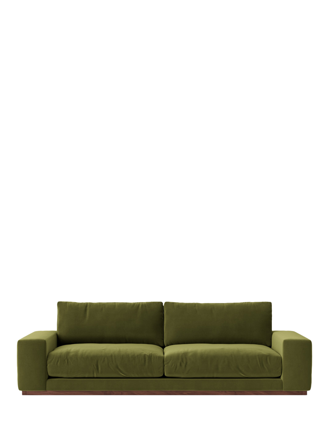 Denver Range, Swoon Denver Grand 4 Seater Sofa, Easy Velvet Fern