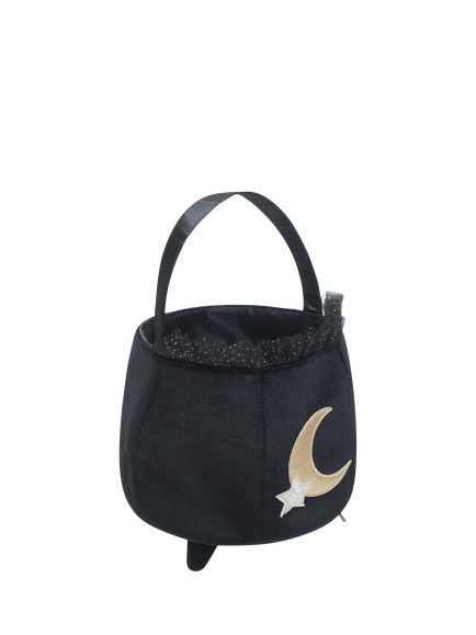 Mimi & Lula Kids' Cauldron Trick-or-Treat Bag, Black, Black