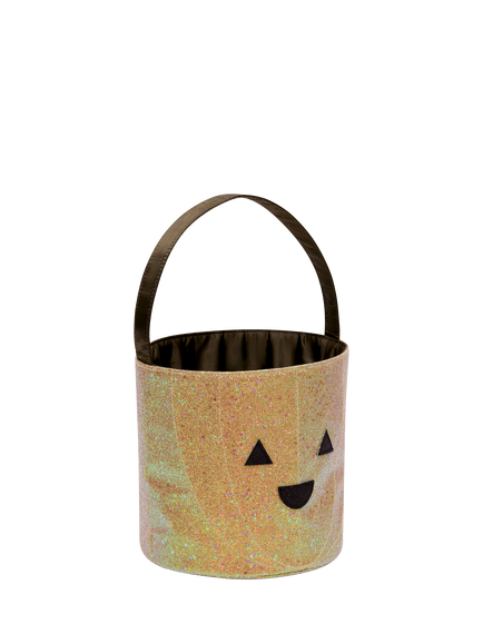 Mimi & Lula Kids' Pumpkin Trick-or-Treat Bag, Shimmer, Shimmer