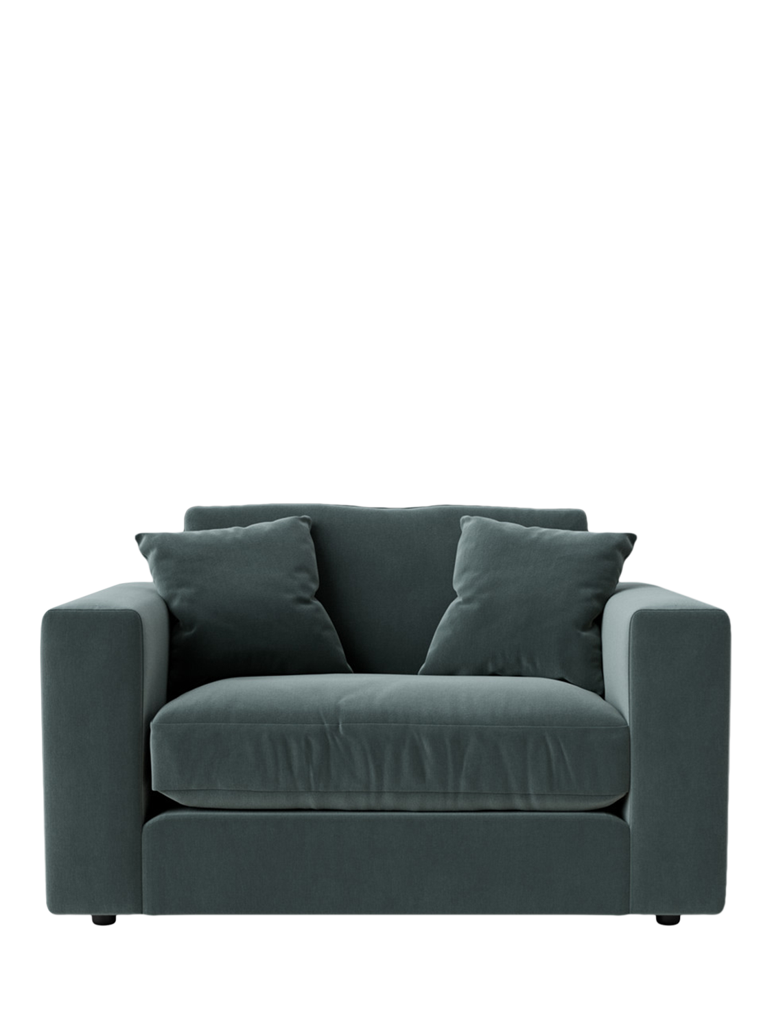Althaea Range, Swoon Althaea Loveseat, Crushed Velvet Hydro