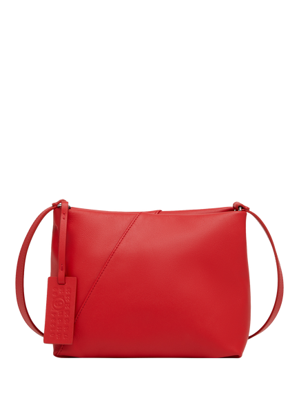 MM6 Maison Margiela J Leather Crossbody Bag, Cherry - view 2, Barbados Cherry