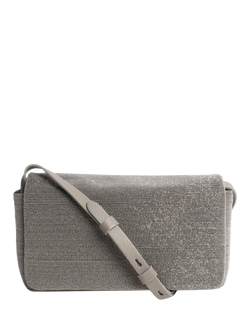 Pre-loved Brunello Cucinelli Beaded Clutch Bag, Silver, Silver