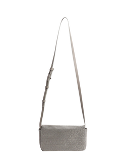 Pre-loved Brunello Cucinelli Beaded Clutch Bag, Silver - view 2, Silver