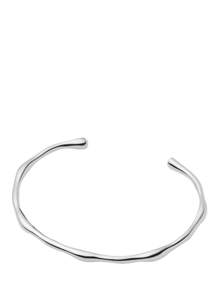 Missoma Molten Open Cuff Bracelet - view 2, Silver