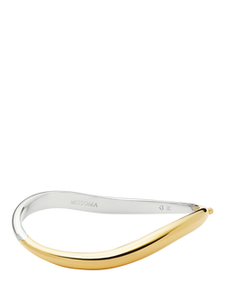 Missoma Savi Signature Hinged Bangle, S, Gold/Silver, Gold/Silver