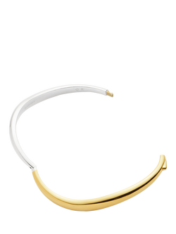 Missoma Savi Signature Hinged Bangle, S, Gold/Silver - view 2, Gold/Silver