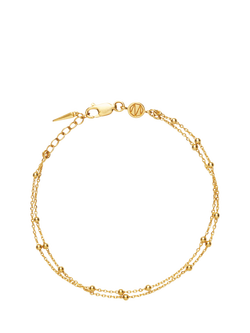 Missoma Double Chain Bracelet, Gold