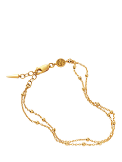 Missoma Double Chain Bracelet - view 2, Gold