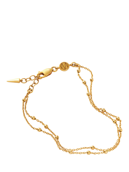 Missoma Double Chain Bracelet - view 2, Gold