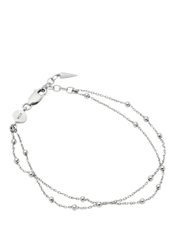 Missoma Double Chain Bracelet, Silver, M - view 2, Silver