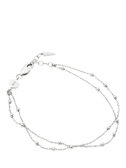 Missoma Double Chain Bracelet - view 2, Silver