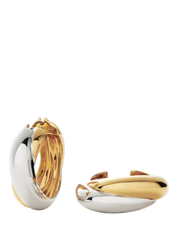 Missoma Lucy Williams Chunky Medium Entwine Hoop Earrings, Multi, Multi