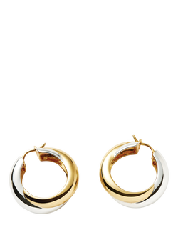 Missoma Lucy Williams Chunky Medium Entwine Hoop Earrings, Multi - view 2, Multi