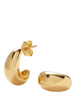 Missoma Savi Dome Mini Hoop Earrings, Gold