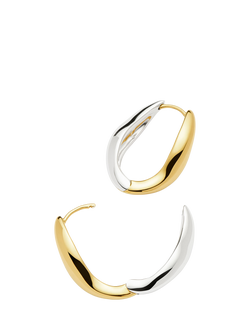 Missoma Savi Signature Small Hoop Earrings, Mutli - view 2, Multi