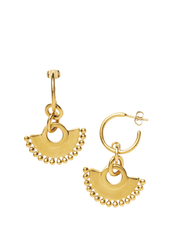 Missoma Zenyu Chandelier Hoop Earrings, Gold