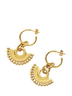 Missoma Zenyu Chandelier Hoop Earrings - view 2, Gold
