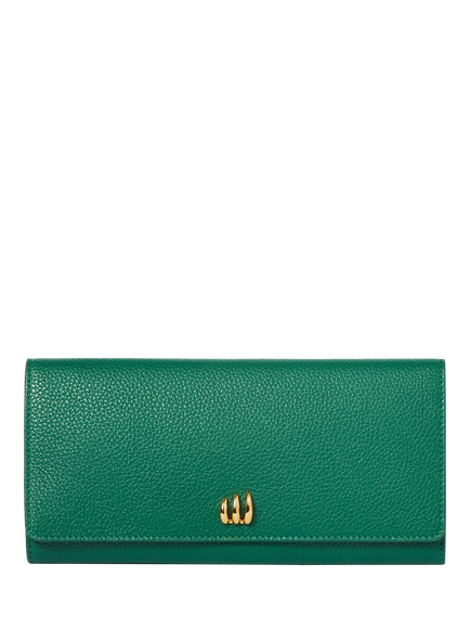 Missoma Leather Jewellery Roll, Green, Green