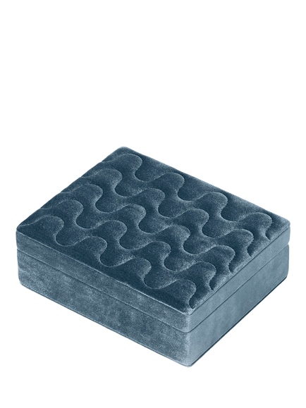 Missoma Velvet Jewellery Box - view 2, Blue