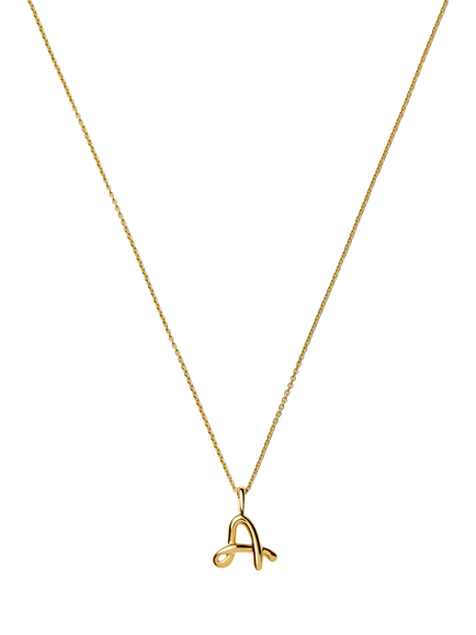 Missoma Initial Pendant Necklace, A
