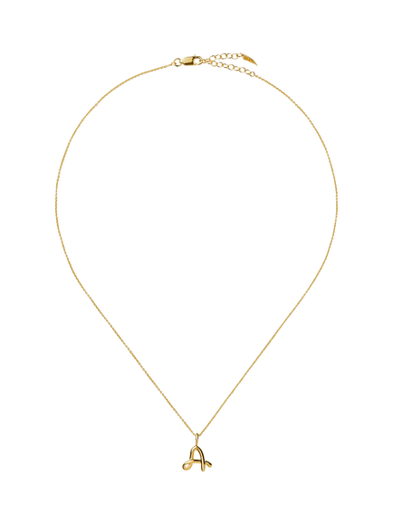 Missoma Initial Pendant Necklace - view 2, A