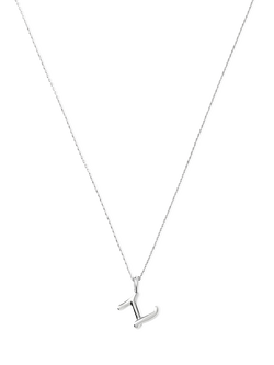 Missoma Curly Molten Mini Initial Pendant Necklace, Z