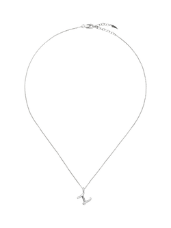 Missoma Curly Molten Mini Initial Pendant Necklace - view 2, Z