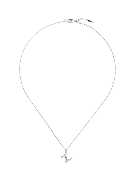 Missoma Curly Molten Mini Initial Pendant Necklace - view 2, Z