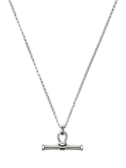 Missoma T-Bar Ridge Necklace, Silver