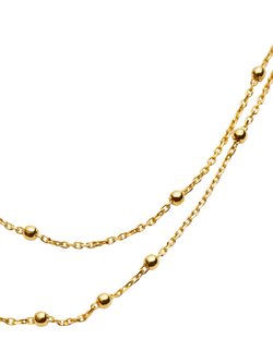 Missoma Double Chain Necklace - view 2, Gold