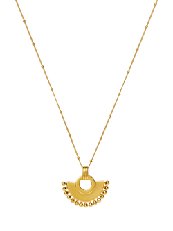 Missoma Zenyu Fan Necklace, Gold, Gold