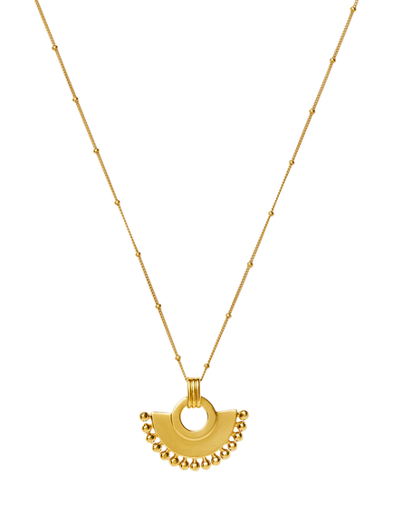 Missoma Zenyu Fan Necklace, Gold, Gold