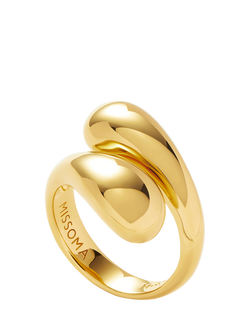 Missoma Sculptural Twist Ring, Gold, Gold