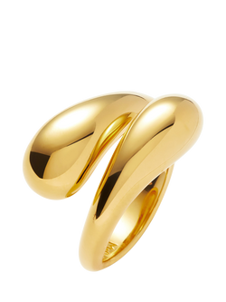 Missoma Sculptural Twist Ring, Gold - view 2, Gold