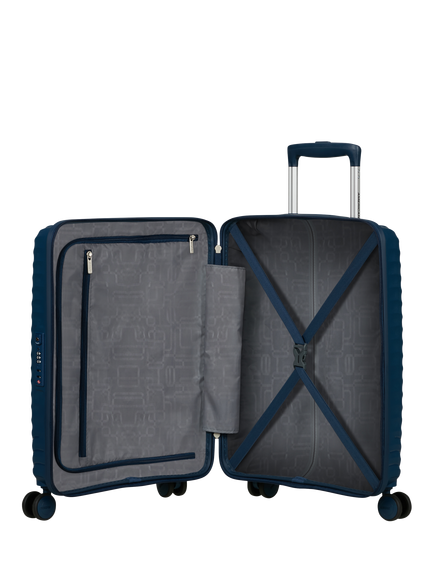 American Tourister Diablast 4-Wheel Cabin Suitcase, 35L - view 2, Darkwave Blue