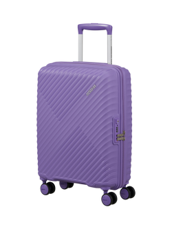 American Tourister Diablast 4-Wheel Cabin Suitcase, 35L, Purple Pulse
