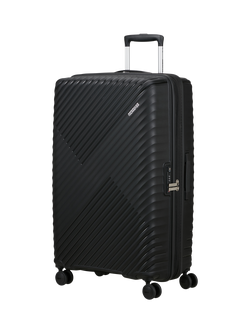 American Tourister Diablast 4-Wheel Large Suitcase, 111L, Black Code