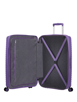 American Tourister Diablast 4-Wheel Large Suitcase, 111L - view 2, Purple Pulse