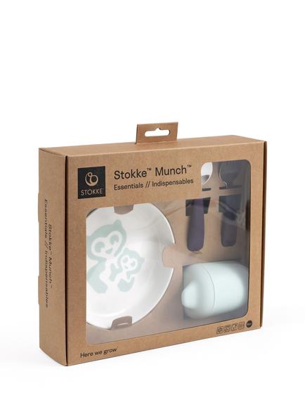 Stokke Munch Essentials Weaning Set, Soft Mint - view 2, Soft Mint