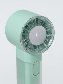 John Lewis High Power Handheld Fan - view 2, Mint