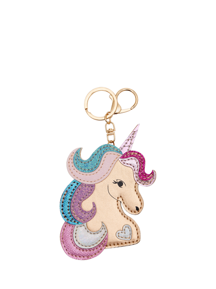 Mimi & Lula Kids' Unicorn Keyring, Multi, Multi