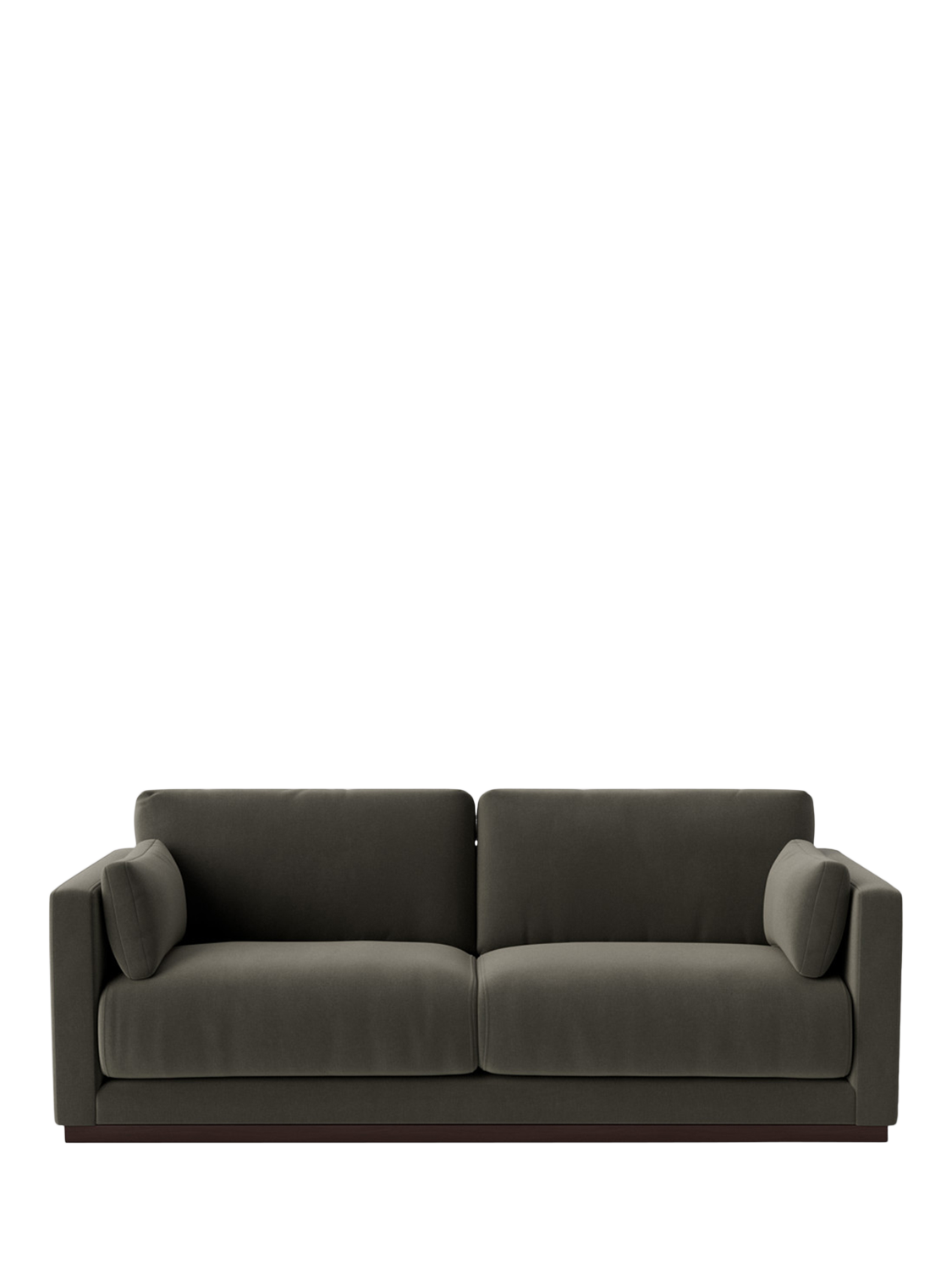 Alesund Range, Swoon Alesund Medium 2 Seater Sofa, Crushed Velvet Spruce