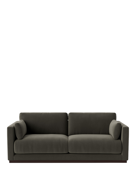 Swoon Alesund Medium 2 Seater Sofa, Crushed Velvet Spruce