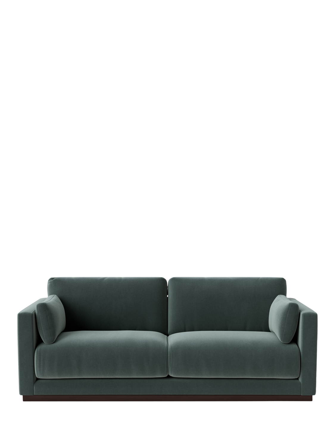 Alesund Range, Swoon Alesund Medium 2 Seater Sofa, Crushed Velvet Hydro