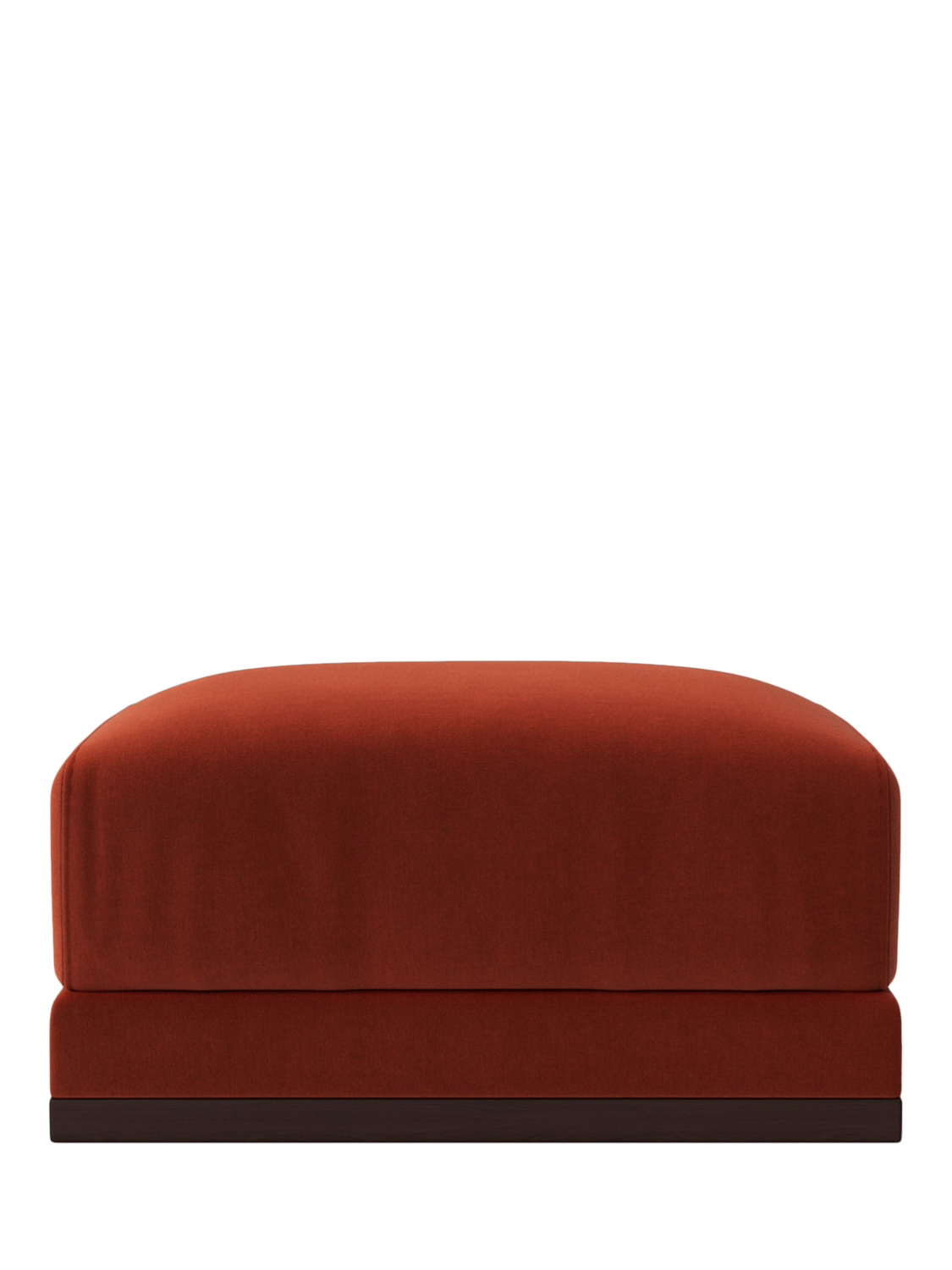 Alesund Range, Swoon Alesund Ottoman, Crushed Velvet Harissa