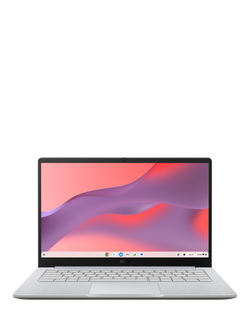 ASUS Chromebook CM14 Laptop, MediaTek Processor, 4GB RAM, 64GB eMMC, 14” Full HD, Grey, Grey