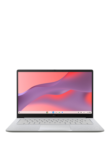 ASUS Chromebook CM14 Laptop, MediaTek Processor, 4GB RAM, 64GB eMMC, 14” Full HD, Grey, Grey