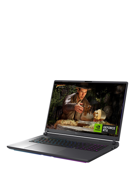 ASUS ROG Strix G18 Gaming Laptop, Intel Core Ultra 9 Processor, 32GB RAM, RTX 5070 Ti, 1TB SSD, 18” 2.5K, with 2 Months of Xbox Game Pass Premium, Grey - view 2, Grey