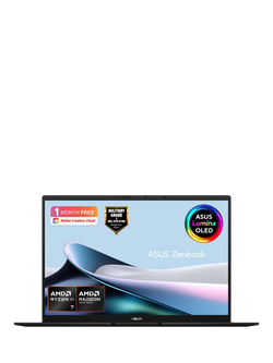 ASUS ZenBook 14 Laptop, AMD Ryzen AI 7 Processor, 16GB RAM, 1TB SSD, 14” WUXGA OLED, Black, Black